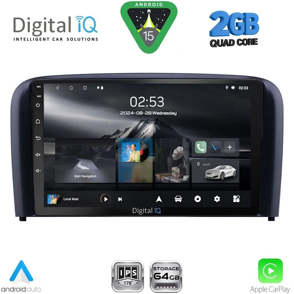 Φωτογραφία προϊόντος: DIGITAL IQ RSD 1786_CPA (9inc) MULTIMEDIA TABLET for VOLVO S80 mod. 1998-2006