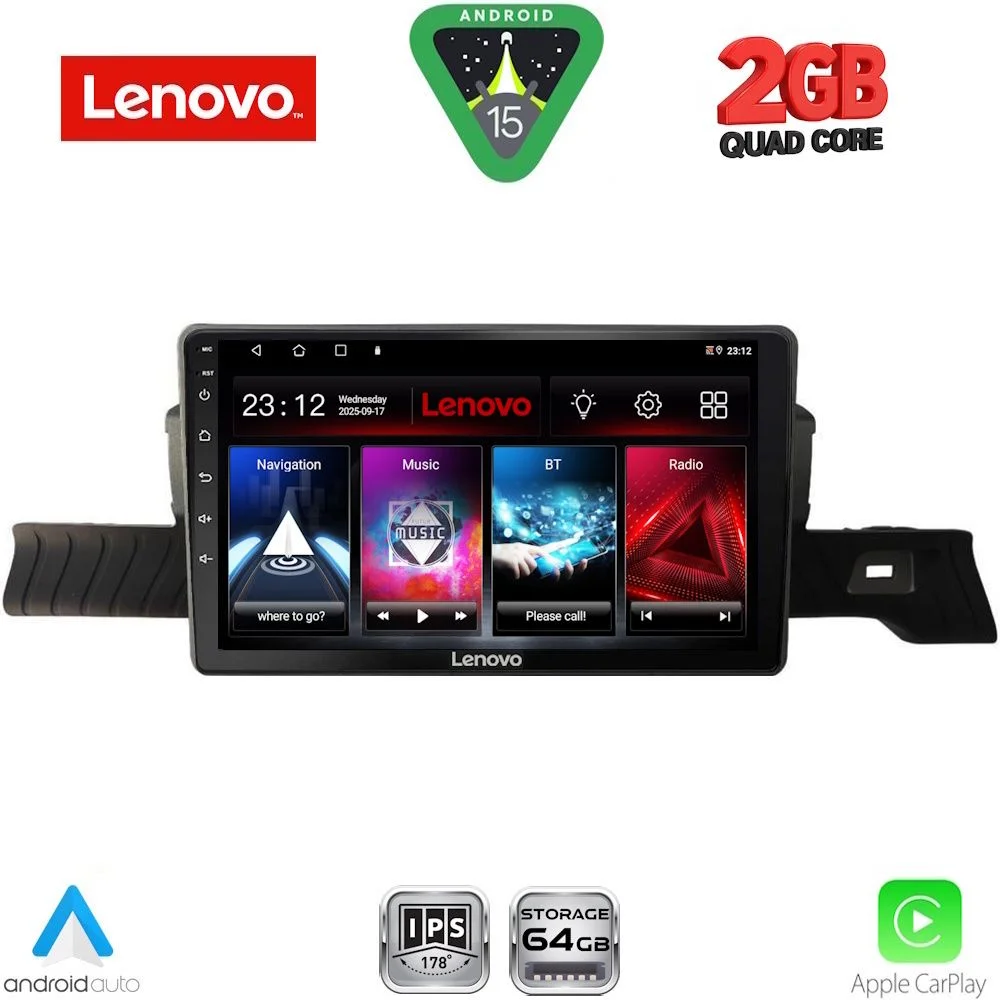 Φωτογραφία προϊόντος: LENOVO LVD 2094_CPA (9inc) MULTIMEDIA TABLET for CITROEN C3 mod. 2024-2026