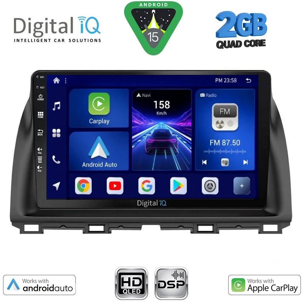 Φωτογραφία προϊόντος: DIGITAL IQ BXC 3380_CPAA (10inc) MULTIMEDIA TABLET for MAZDA CX5 mod. 2013-2017