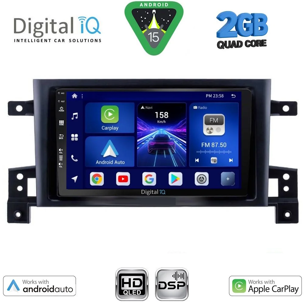 Φωτογραφία προϊόντος: DIGITAL IQ BXC 3696_CPAA (9inc) MULTIMEDIA TABLET for SUZUKI GRAND VITARA mod. 2005-2015
