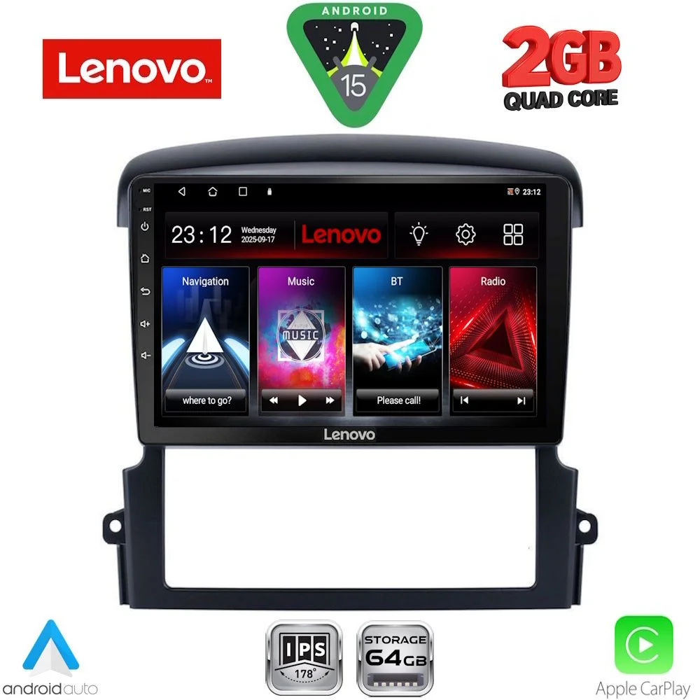 Φωτογραφία προϊόντος: LENOVO LVD 2317_CPA (9inc) MULTIMEDIA TABLET for KIA SORENTO mod. 2006-2009
