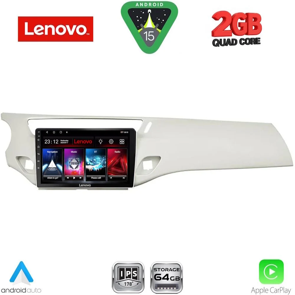 Φωτογραφία προϊόντος: LENOVO LVD 2092WH_CPA (9inc) MULTIMEDIA TABLET for CITROEN C3 - DS3 mod. 2009-2016 (WHITE)