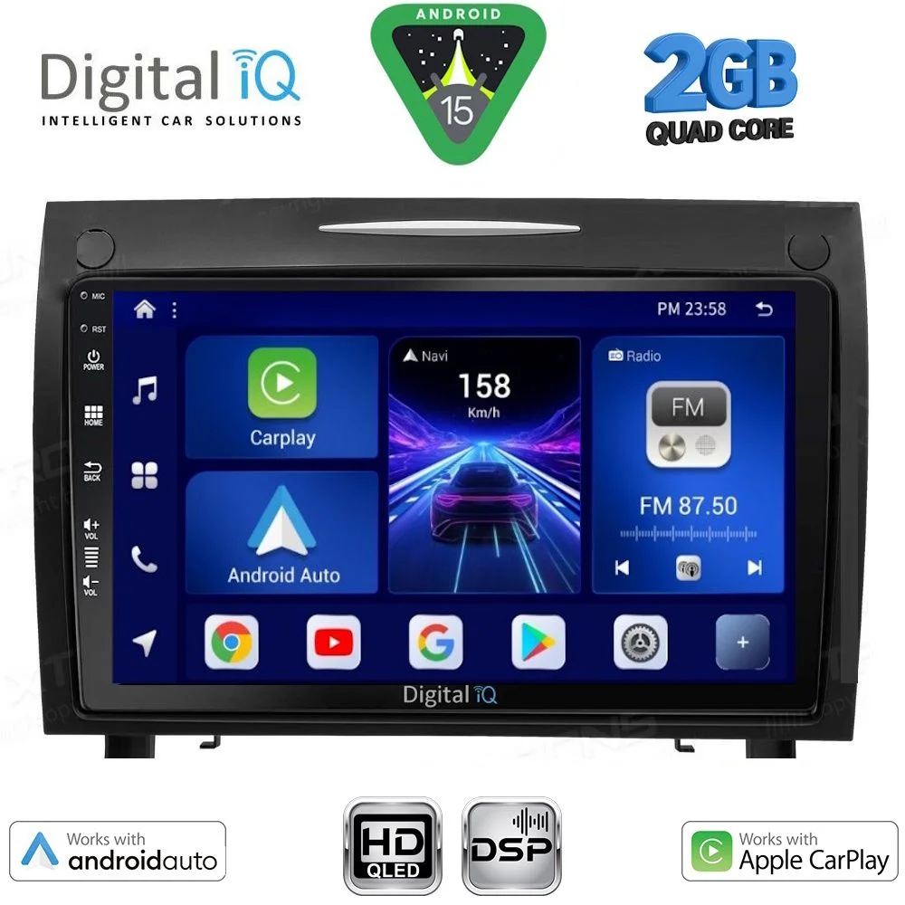 Φωτογραφία προϊόντος: DIGITAL IQ BXC 3419_CPAA (9inc) MULTIMEDIA TABLET for MERCEDES SLK R171 mod. 2004-2010
