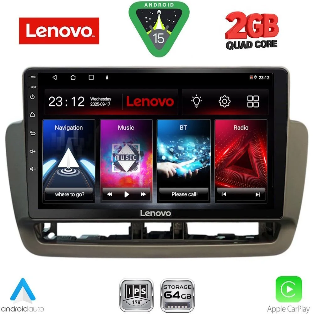 Φωτογραφία προϊόντος: LENOVO LVD 2572_CPA (9inc) MULTIMEDIA TABLET for SEAT IBIZA mod. 2012-2015