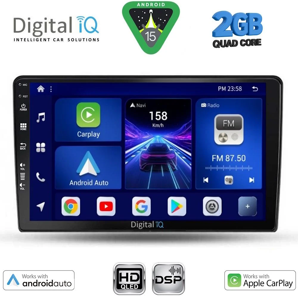 Φωτογραφία προϊόντος: DIGITAL IQ BXC 3155_CPAA (10inc) MULTIMEDIA TABLET for FORD FIESTA mod. 2018-2026
