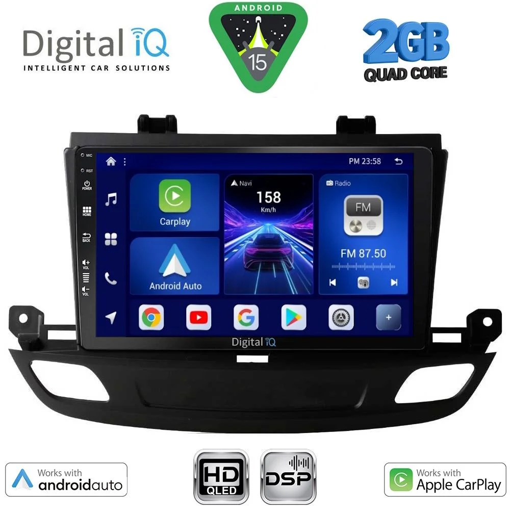 Φωτογραφία προϊόντος: DIGITAL IQ BXC 3493_CPAA (9inc) MULTIMEDIA TABLET for OPEL INSIGNIA mod.2018-2024