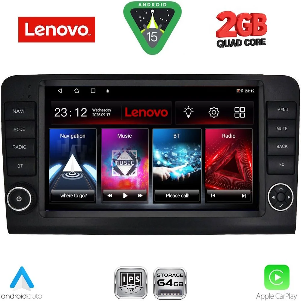 Φωτογραφία προϊόντος: LENOVO LVD 2416_CPA (9inc) MULTIMEDIA TABLET for MERCEDES ML (W164) – GL (X164) mod. 2005-2011