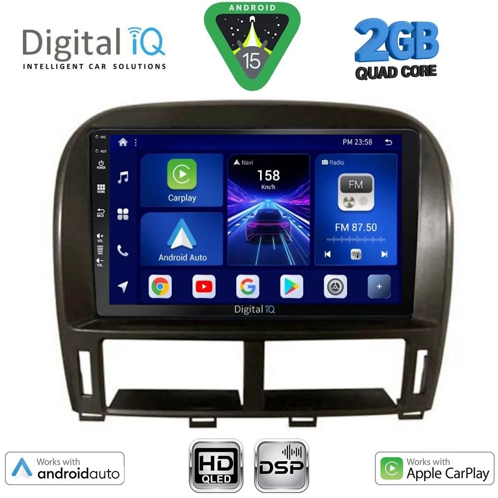 Φωτογραφία προϊόντος: DIGITAL IQ BXC 3343_CPAA (9inc) MULTIMEDIA TABLET for LEXUS LS 430 – XF 430 mod. 2000-2006