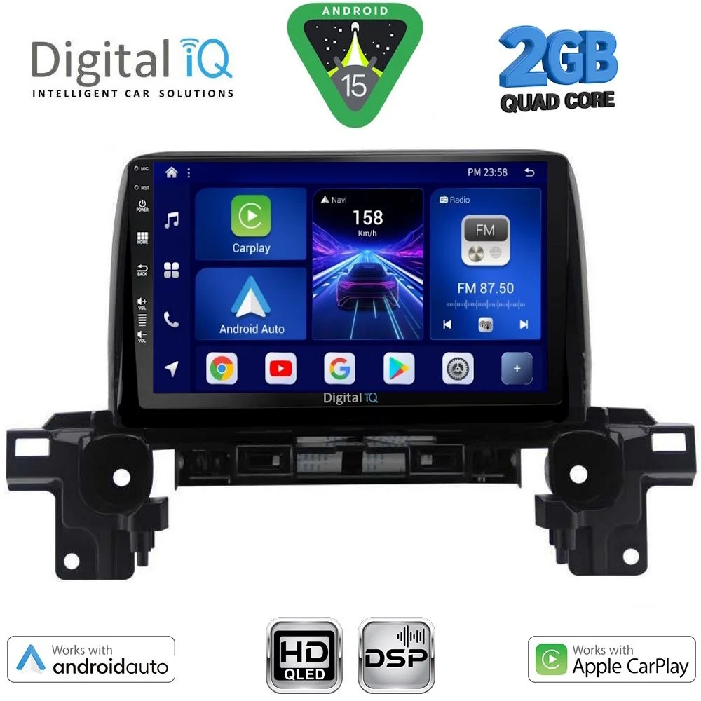 Φωτογραφία προϊόντος: DIGITAL IQ BXC 3381_CPAA (9inc) MULTIMEDIA TABLET for MAZDA CX5 mod. 2017-2025