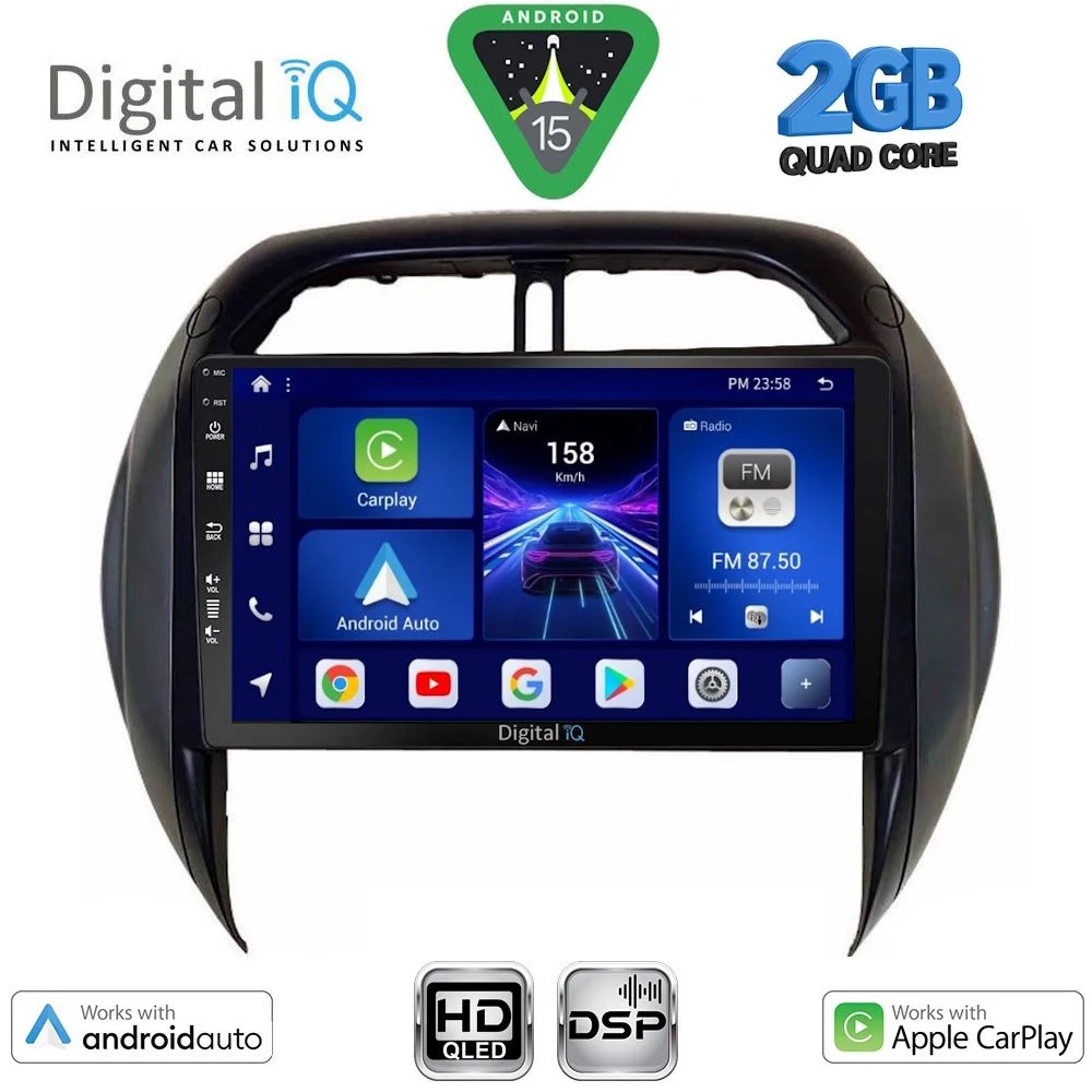 Φωτογραφία προϊόντος: DIGITAL IQ BXC 3730_CPAA CLIMA (9inc) MULTIMEDIA TABLET for TOYOTA RAV 4 mod. 2000-2006