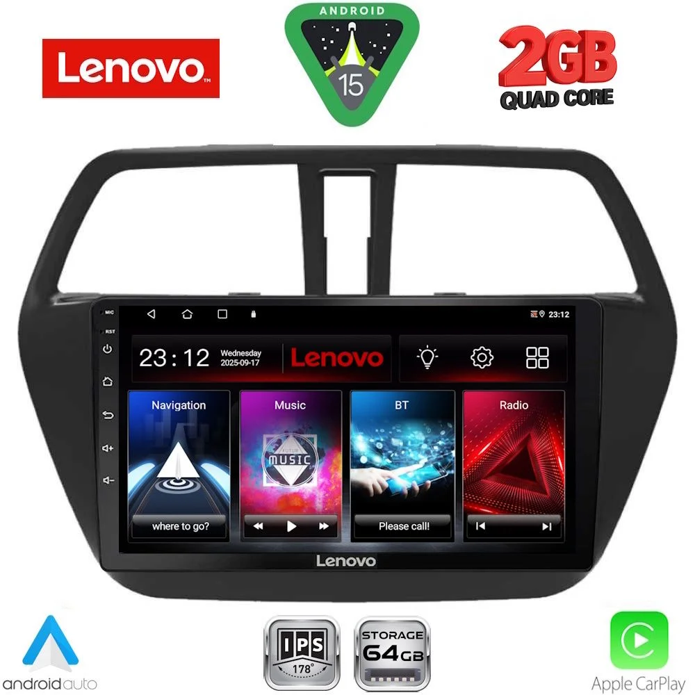 Φωτογραφία προϊόντος: LENOVO LVD 2689_CPA (9inc) MULTIMEDIA TABLET for SUZUKI SX4 S-CROSS mod. 2014-2021