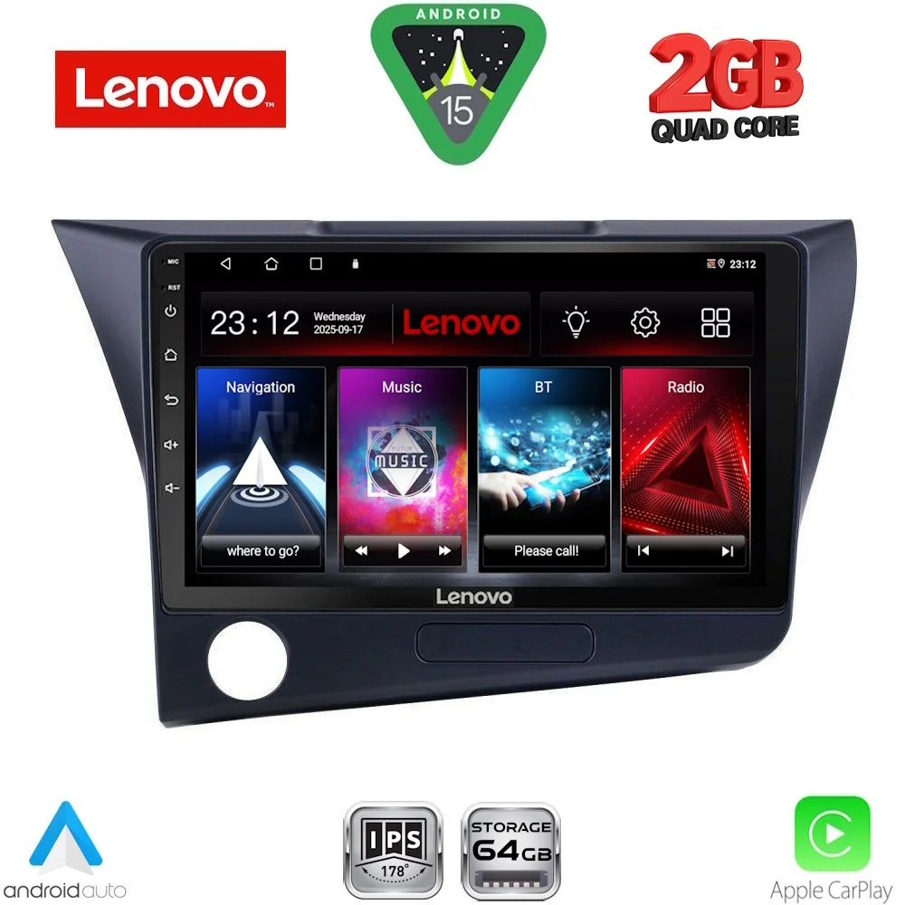 Φωτογραφία προϊόντος: LENOVO LVD 2203_CPA (9inc) MULTIMEDIA TABLET for HONDA CRZ mod. 2010-2016