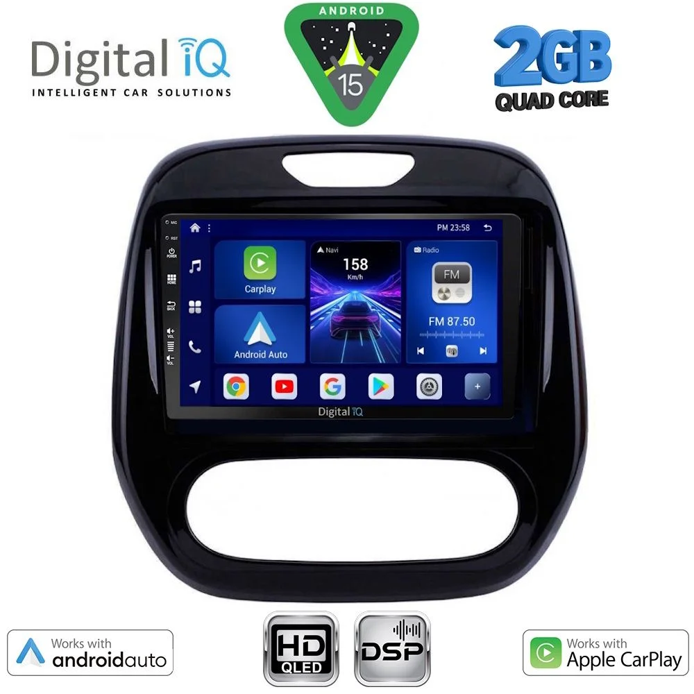 Φωτογραφία προϊόντος: DIGITAL IQ BXC 3542_CPAA (9inc) MULTIMEDIA TABLET for RENAULT CAPTUR mod. 2013-2019