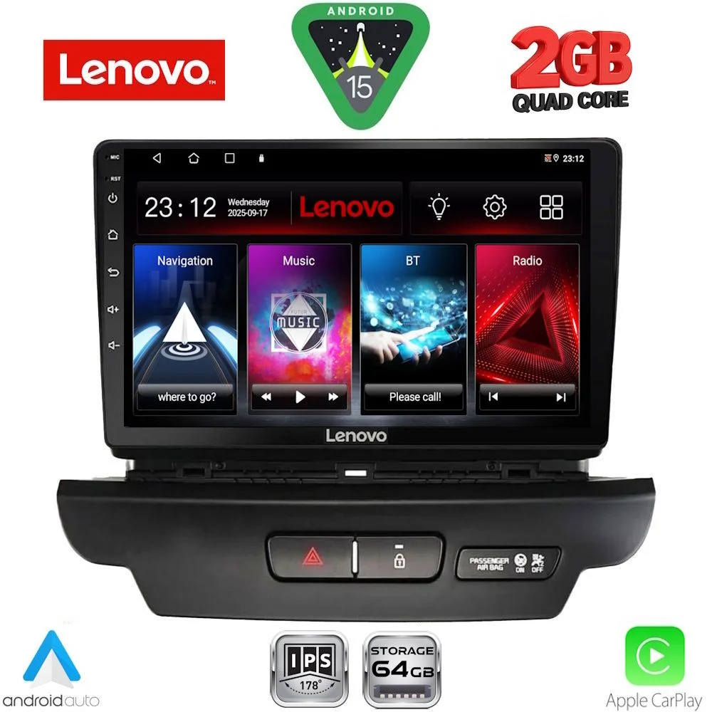 Φωτογραφία προϊόντος: LENOVO LVD 2304_CPA (9inc) MULTIMEDIA TABLET for KIA CEED - XCEED mod. 2018-2022