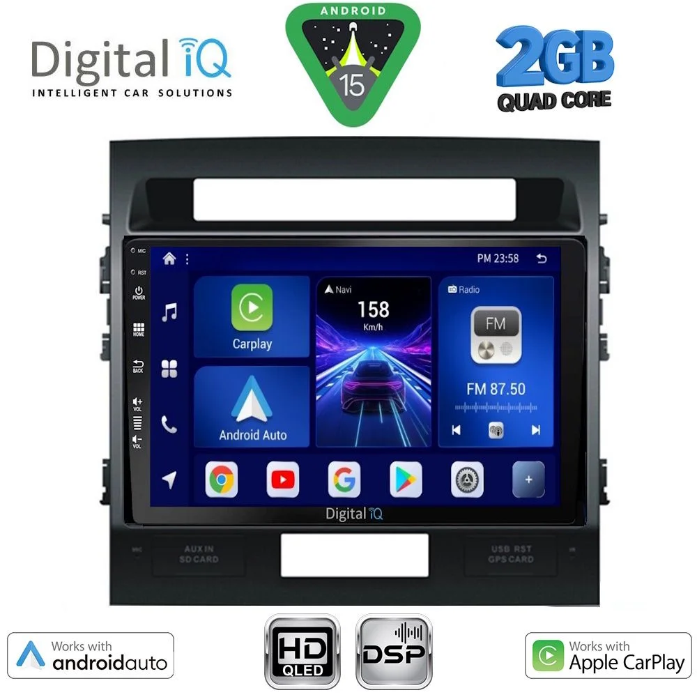 Φωτογραφία προϊόντος: DIGITAL IQ BXC 3724_CPAA (10inc) MULTIMEDIA TABLET for TOYOTA LANDCRUISER mod. 2008-2015