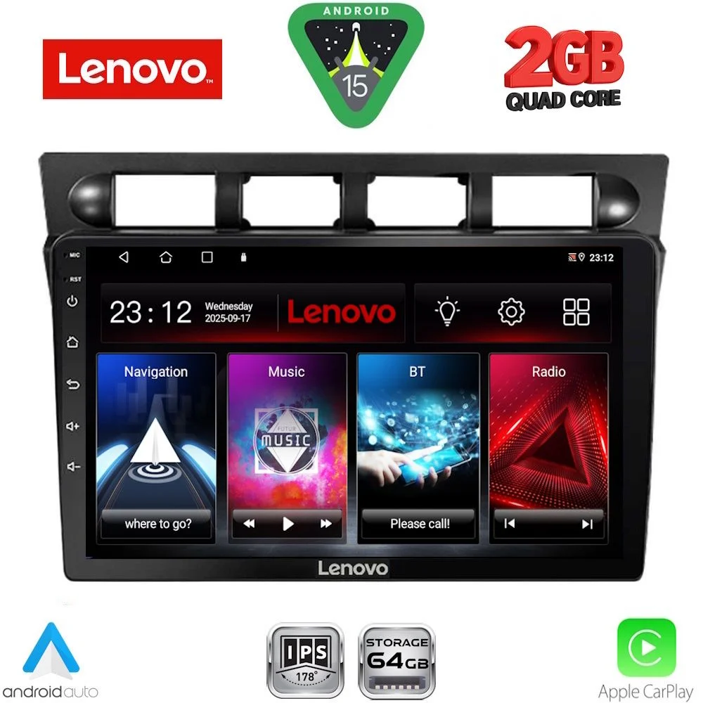 Φωτογραφία προϊόντος: LENOVO LVD 2306_CPA (9inc) MULTIMEDIA TABLET for KIA PICANTO mod. 2004-2008