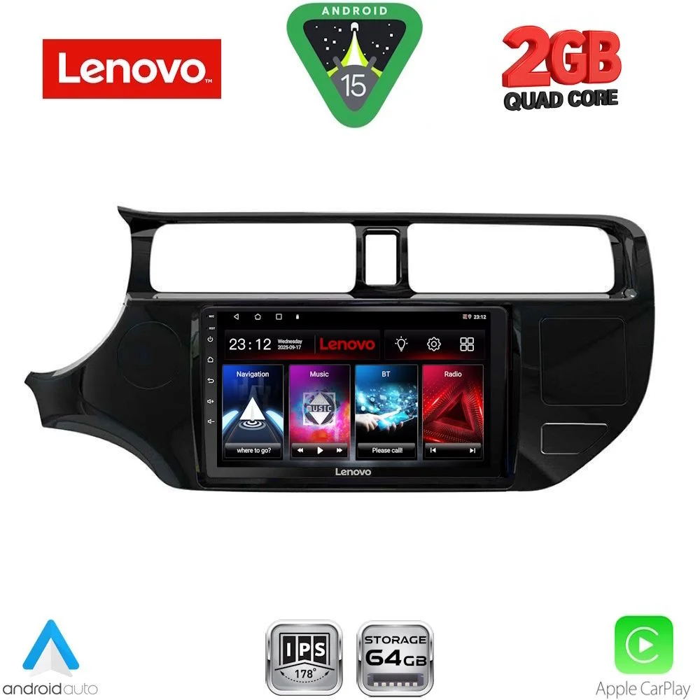 Φωτογραφία προϊόντος: LENOVO LVD 2314_CPA (9inc) MULTIMEDIA TABLET for KIA RIO mod. 2012-2015