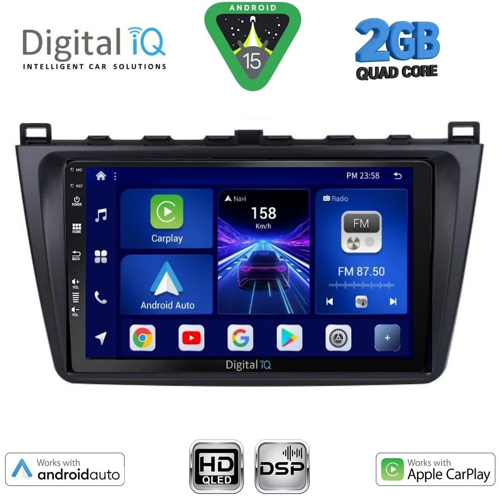 Φωτογραφία προϊόντος: DIGITAL IQ BXC 3377_CPAA (9inc) MULTIMEDIA TABLET for MAZDA 6 mod. 2008-2012