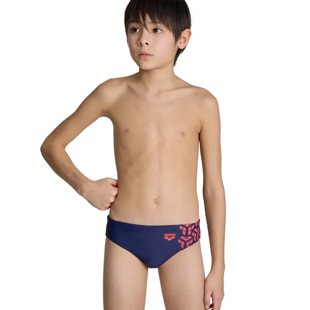 Φωτογραφία προϊόντος: Arena Boy's Kikko V Graphic Swim Briefs Slip Μπλε - Κόκκινο 006722-740 (Arena)