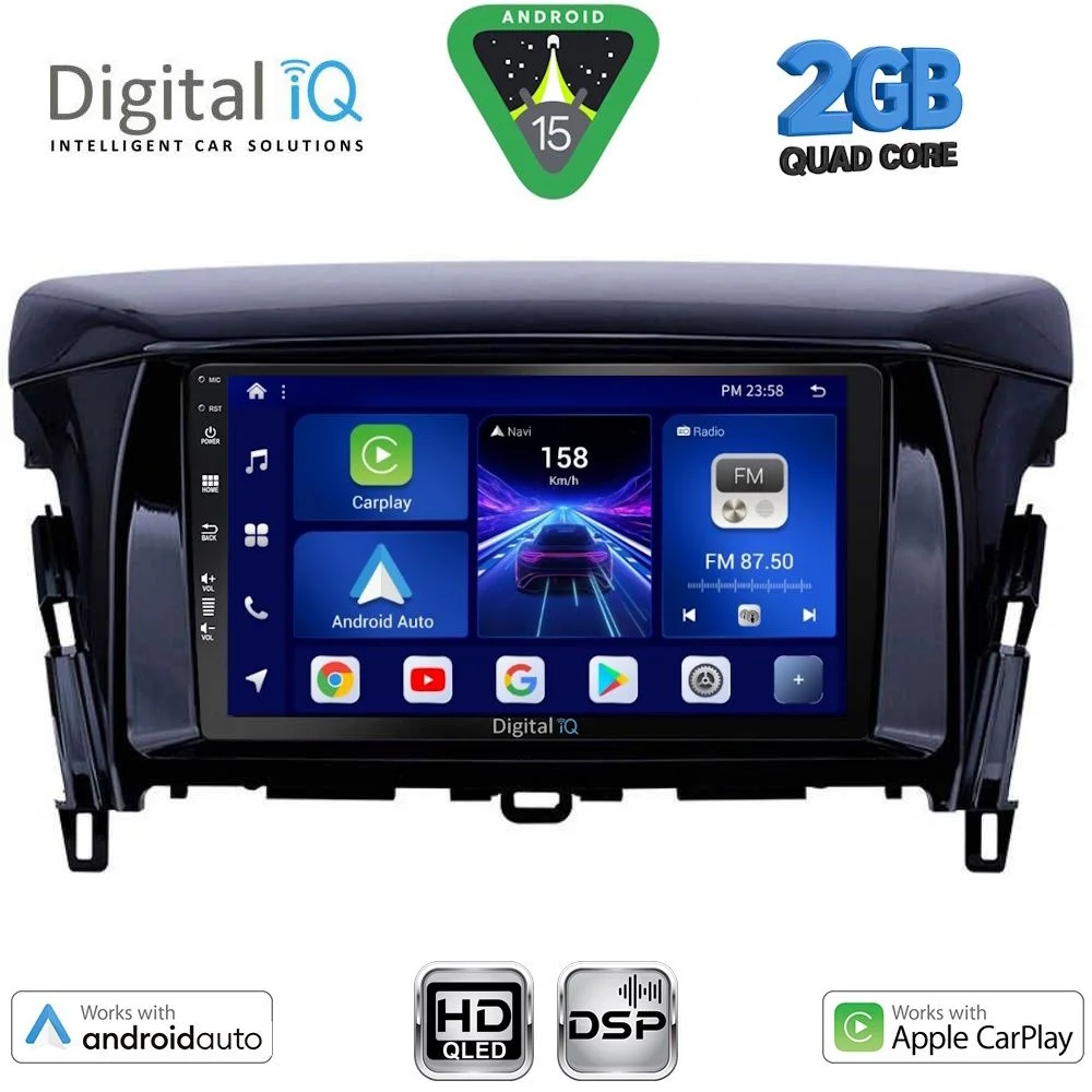 Φωτογραφία προϊόντος: DIGITAL IQ BXC 3432_CPAA (9inc) MULTIMEDIA TABLET for MITSUBISHI ECLIPSE CROSS mod. 2018-2026