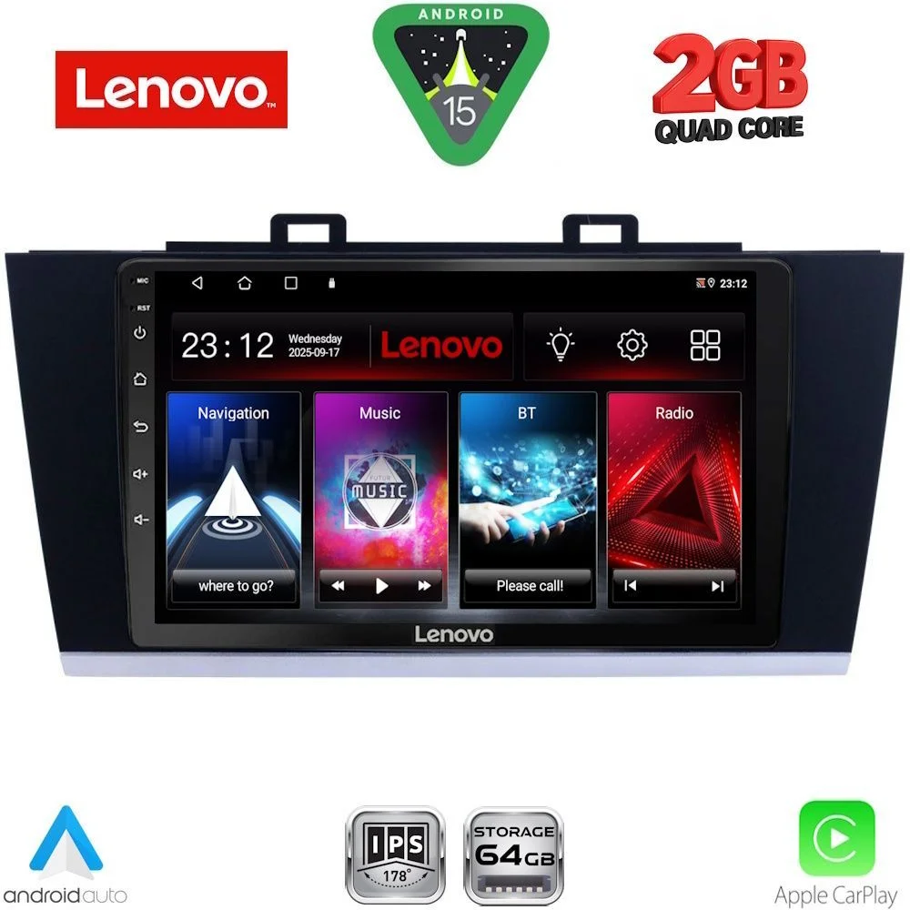 Φωτογραφία προϊόντος: LENOVO LVD 2668_CPA (9inc) MULTIMEDIA TABLET for SUBARU LEGACY – OUTBACK mod. 2014-2019