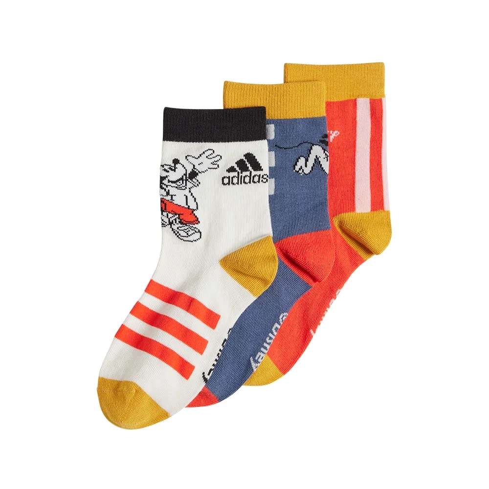 Φωτογραφία προϊόντος: adidas Performance Unisex Kids Disney Mickey Mouse 3 Pair Socks Άσπρο - Κόκκινο IU4860 (adidas Performance)