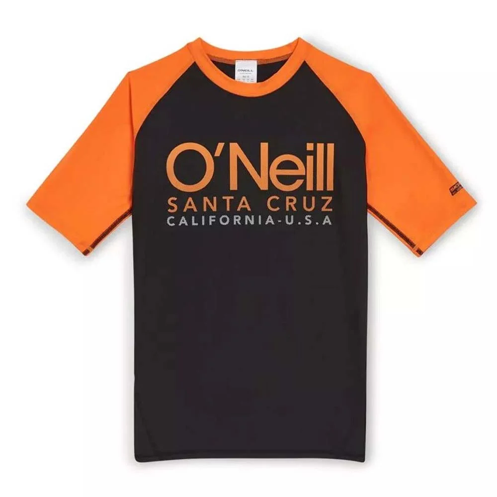 Φωτογραφία προϊόντος: O'neill Boy's Essentials Cali Shostsleeve UPF 50+ Sun Protection Skins Μαύρο - Πορτοκαλί 4800077-19010 (O'neill)