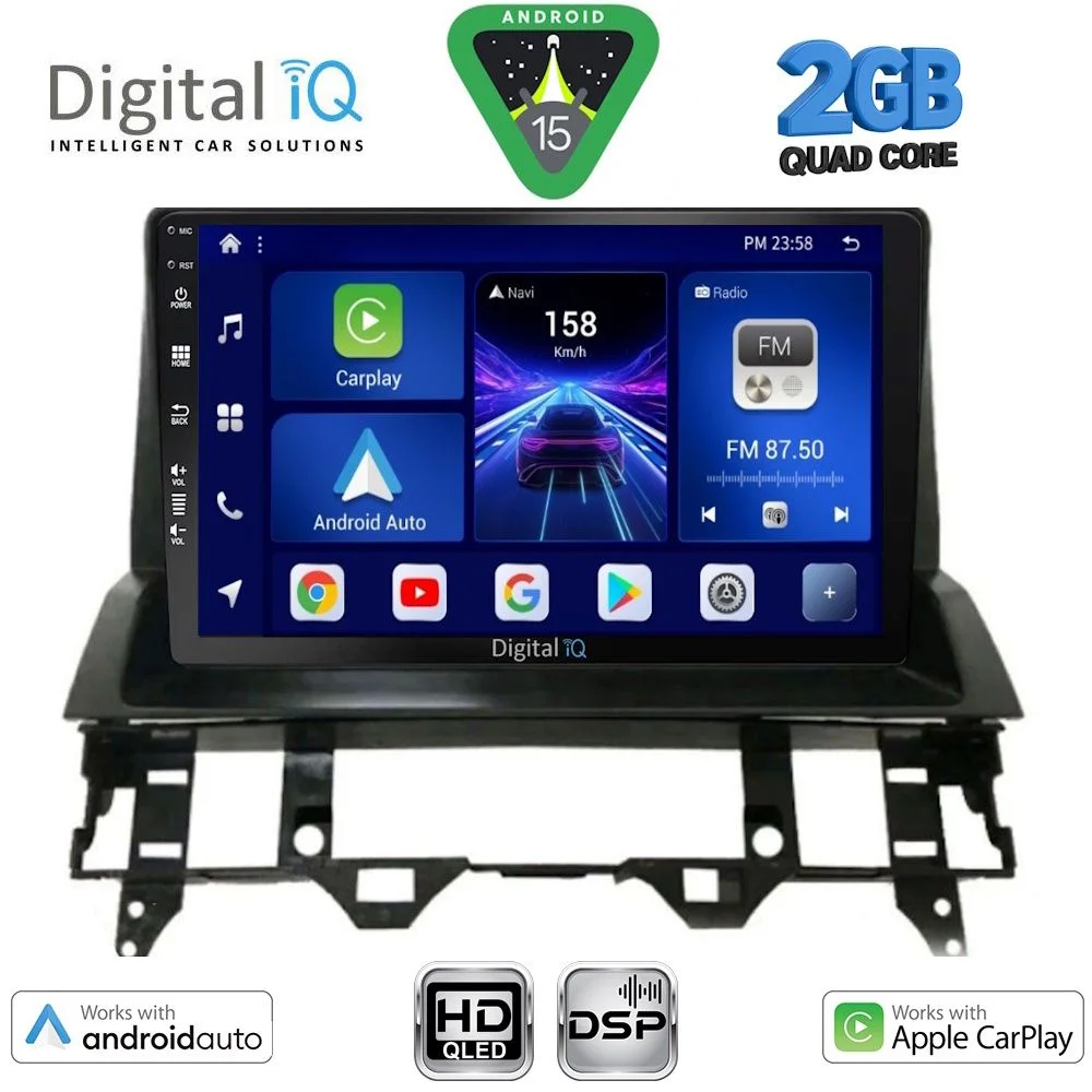 Φωτογραφία προϊόντος: DIGITAL IQ BXC 3376_CPAA DASH (10inc) MULTIMEDIA TABLET for MAZDA 6 mod. 2002-2008