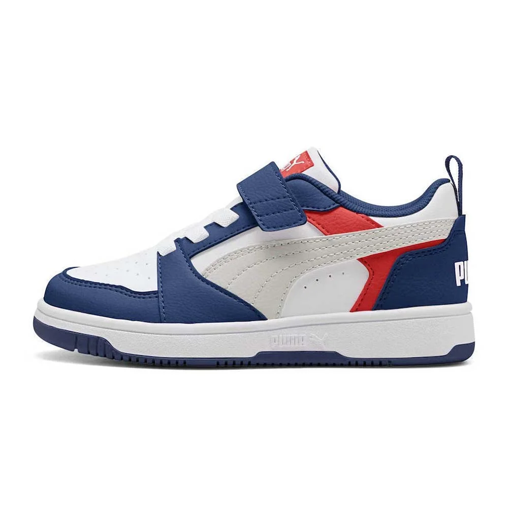Φωτογραφία προϊόντος: Puma Kids Rebound v6 Lo AC+ (PS) Μπλε - Άσπρο 397419-33 (Puma)
