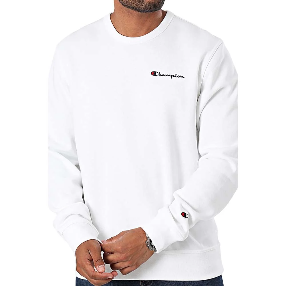 Φωτογραφία προϊόντος: Champion Men's Small Logo Fleece Sweatshirt Άσπρο 220259-WW001 (Champion)