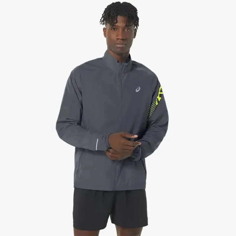 Φωτογραφία προϊόντος: Asics Men's Icon Jacket Γκρι Σκούρο 2011C733-021 (Asics)