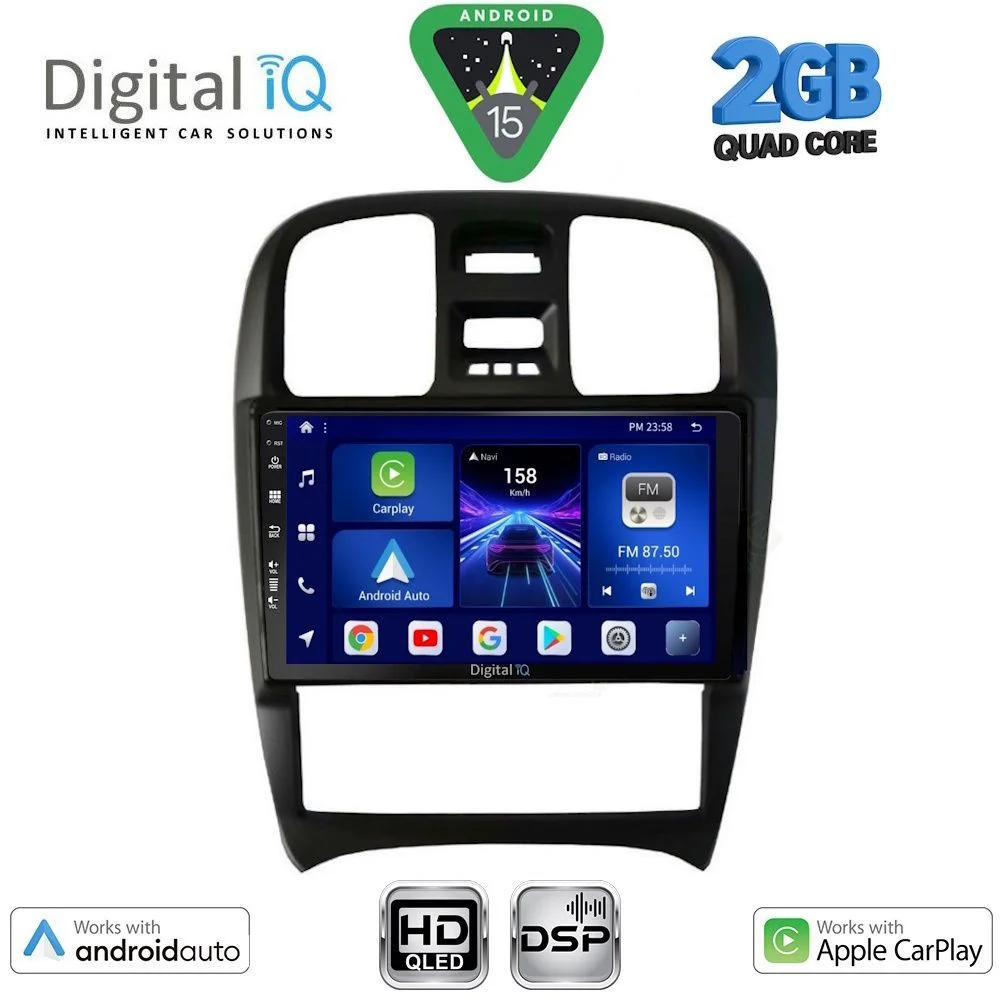 Φωτογραφία προϊόντος: DIGITAL IQ BXC 3247_CPAA (9inc) MULTIMEDIA TABLET for HYUNDAI SONATA mod. 2000-2006