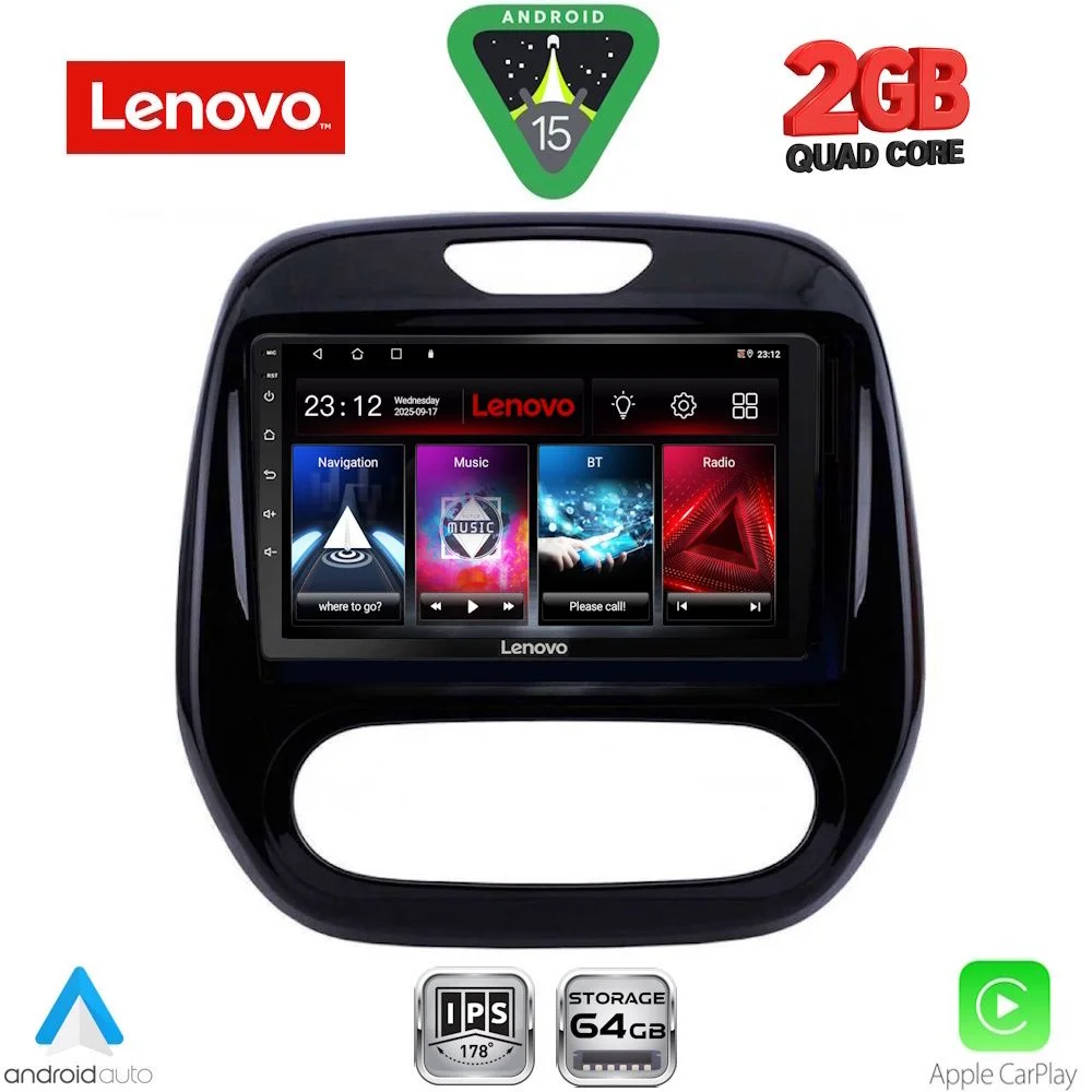 Φωτογραφία προϊόντος: LENOVO LVD 2542_CPA (9inc) MULTIMEDIA TABLET for RENAULT CAPTUR mod. 2013-2019