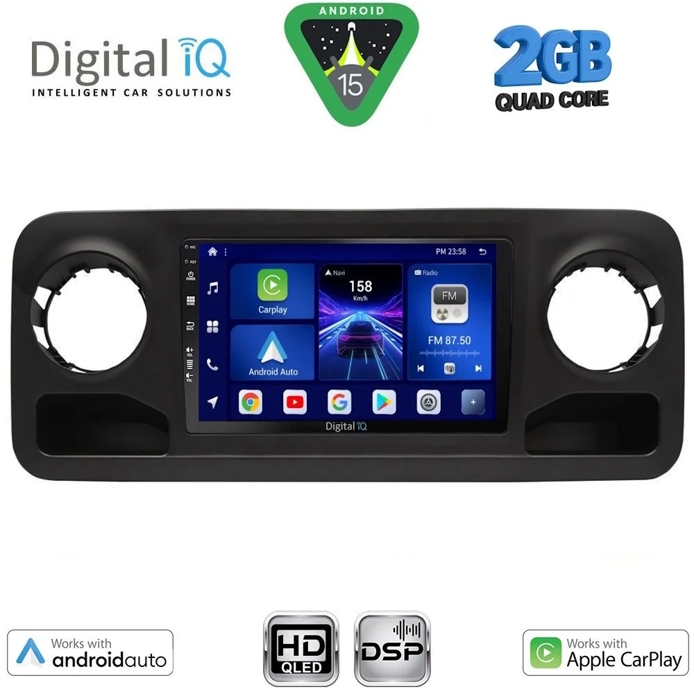 Φωτογραφία προϊόντος: DIGITAL IQ BXC 3424_CPAA (10inc) MULTIMEDIA TABLET for MERCEDES SPRINTER mod. 2018-2026