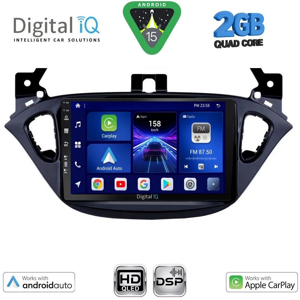 Φωτογραφία προϊόντος: DIGITAL IQ BXC 3486_CPAA (9inc) MULTIMEDIA TABLET for OPEL ADAM - CORSA E mod. 2014-2019