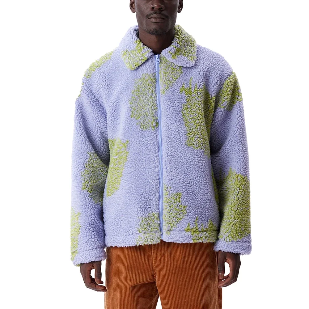 Φωτογραφία προϊόντος: Unisex Ζακέτα Obey Bistro Sherpa Violet Multi