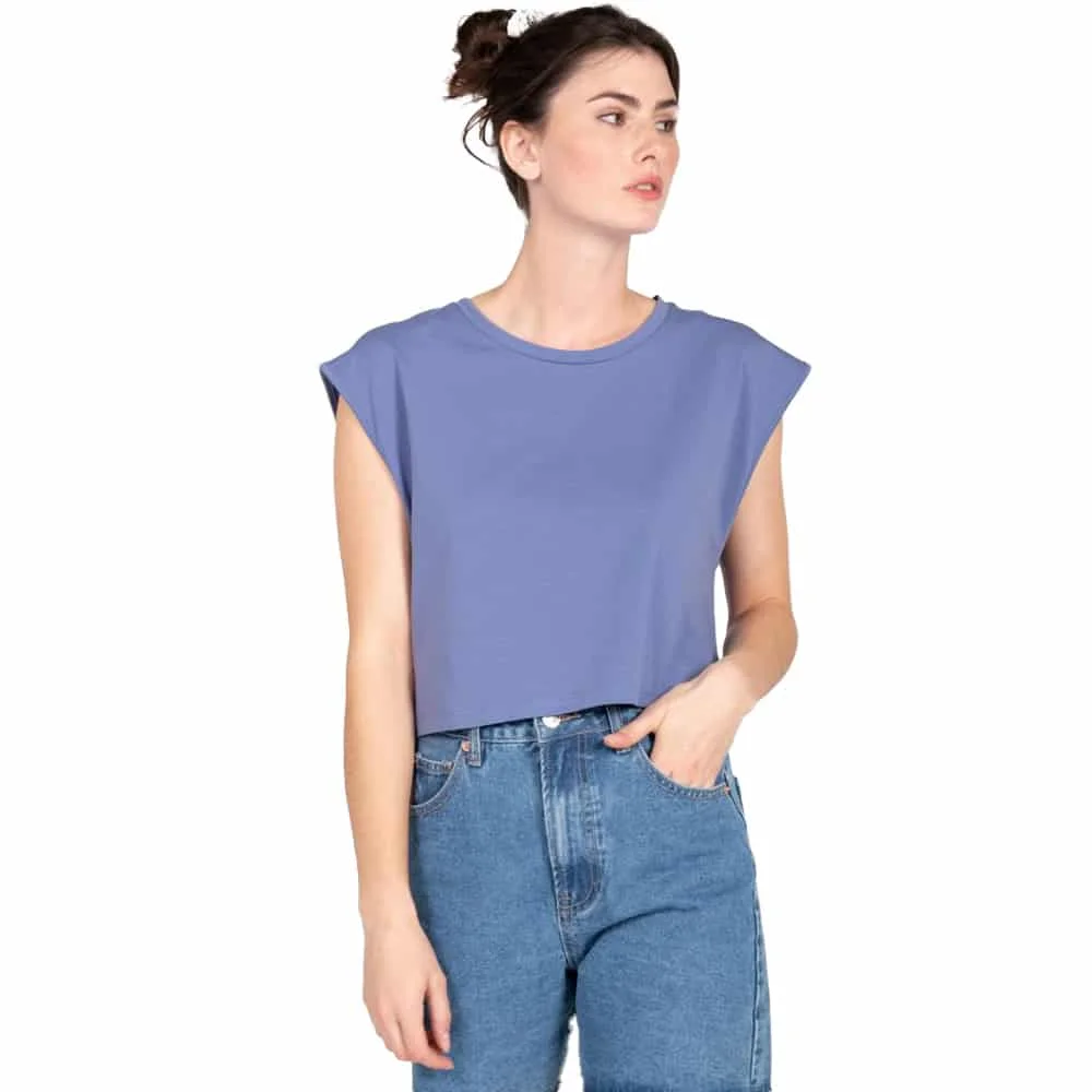 Φωτογραφία προϊόντος: Αμάνικη Μπλούζα 24 Colours Purple