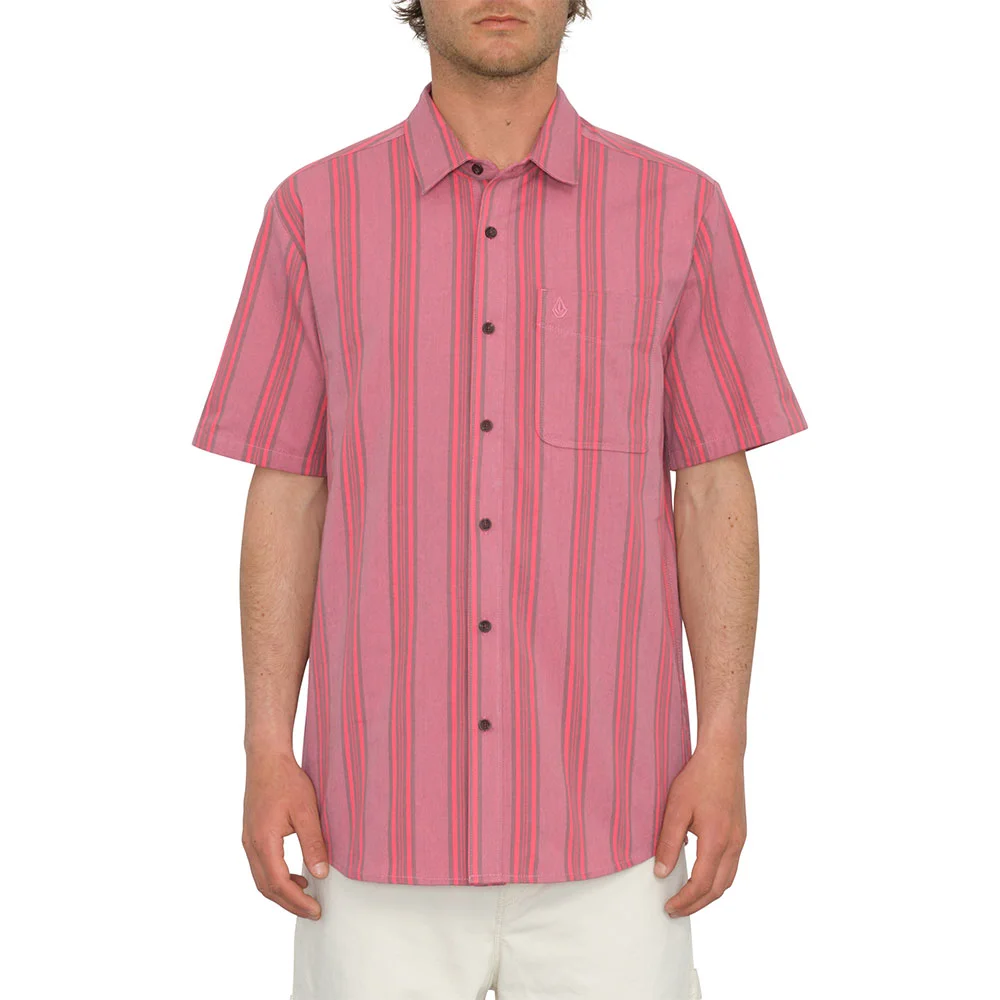 Φωτογραφία προϊόντος: Volcom Newbar Stripe Shirt Ανδρικό Washed Ruby