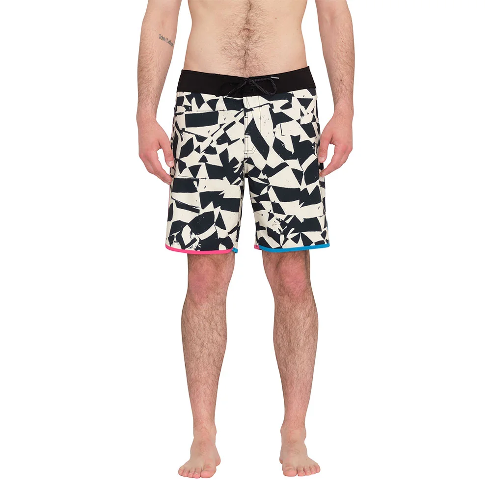 Φωτογραφία προϊόντος: Volcom Lido Print Scallop Mod Boardshort 19 Black White