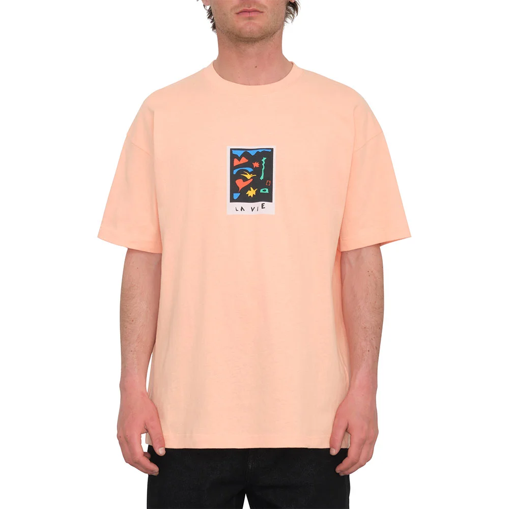 Φωτογραφία προϊόντος: Volcom Arthur Longo 3 T-Shirt Ανδρικό Salmon
