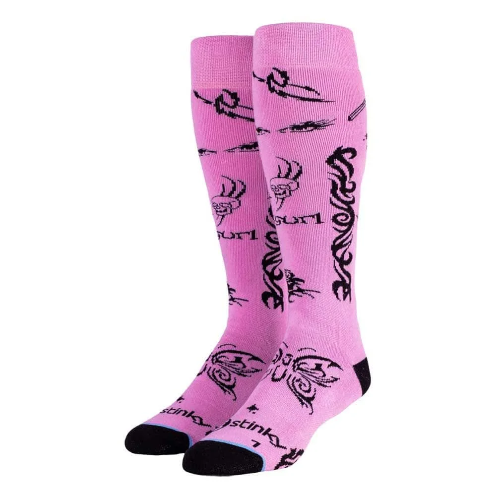 Φωτογραφία προϊόντος: Κάλτσες Snowboard Stinky Jibgurl Pink Black