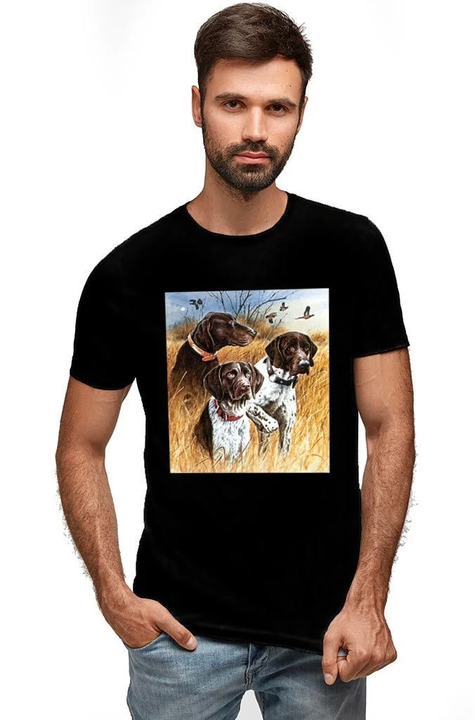 Φωτογραφία προϊόντος: Prime T-Shirt Μαύρο με σχέδιο Κυνήγι 5017