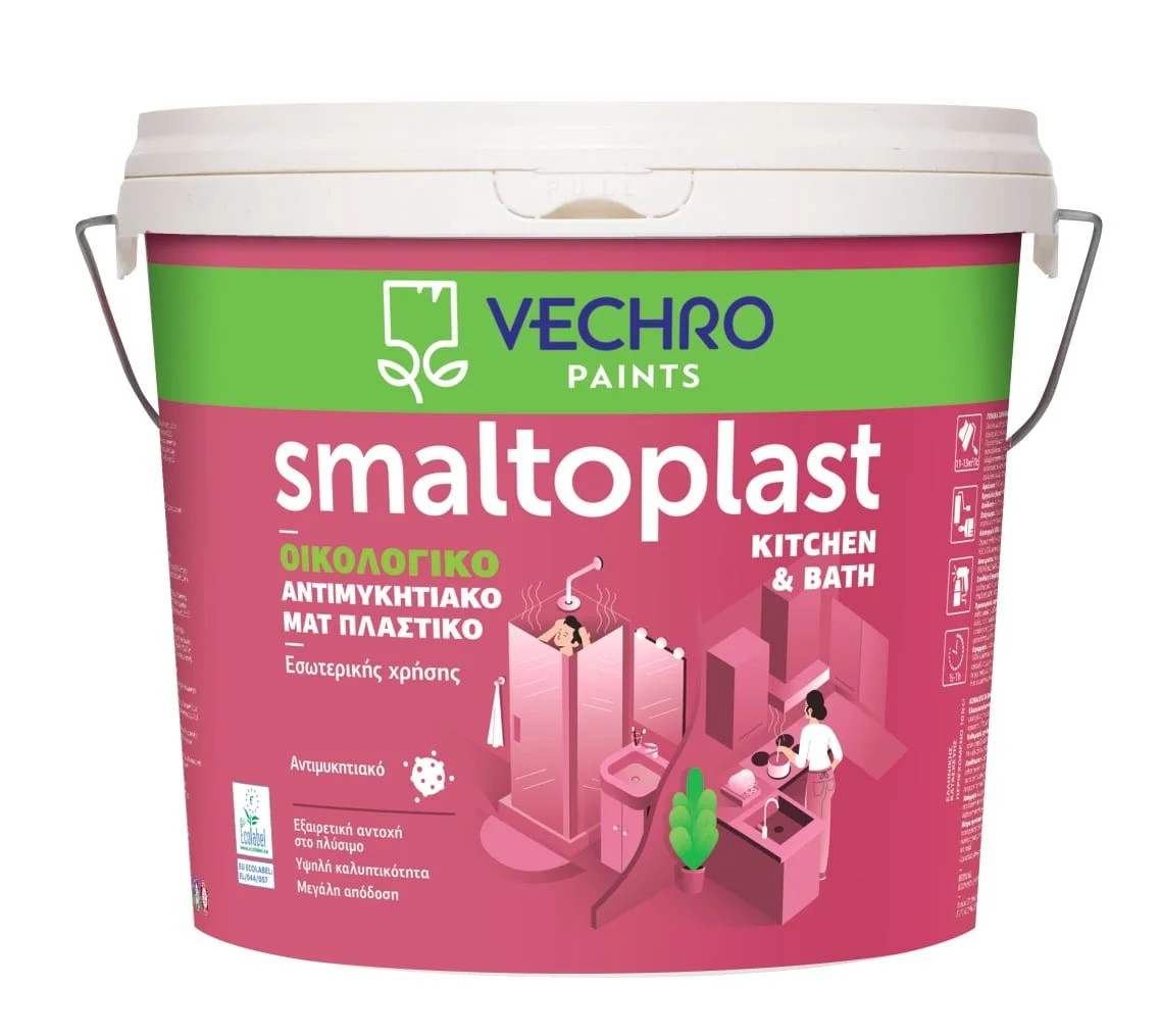 Φωτογραφία προϊόντος: Vechro Smaltoplast Kitchen + Bath Οικολογικό Πλαστικό Χρώμα