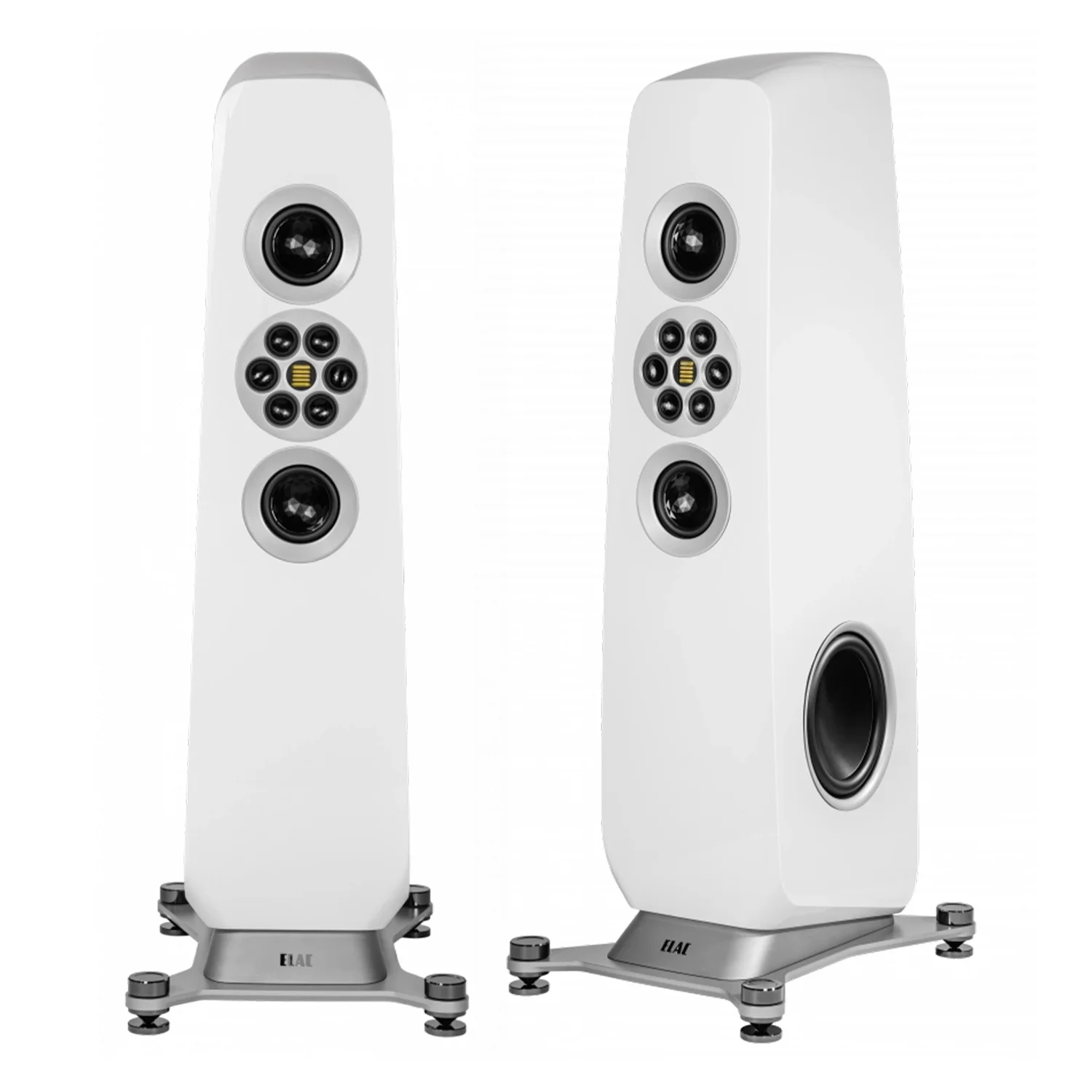 Φωτογραφία προϊόντος: ELAC Concentro M 807 (Ζεύγος) | Floorstanding Speakers White High Gloss with Gray Rings