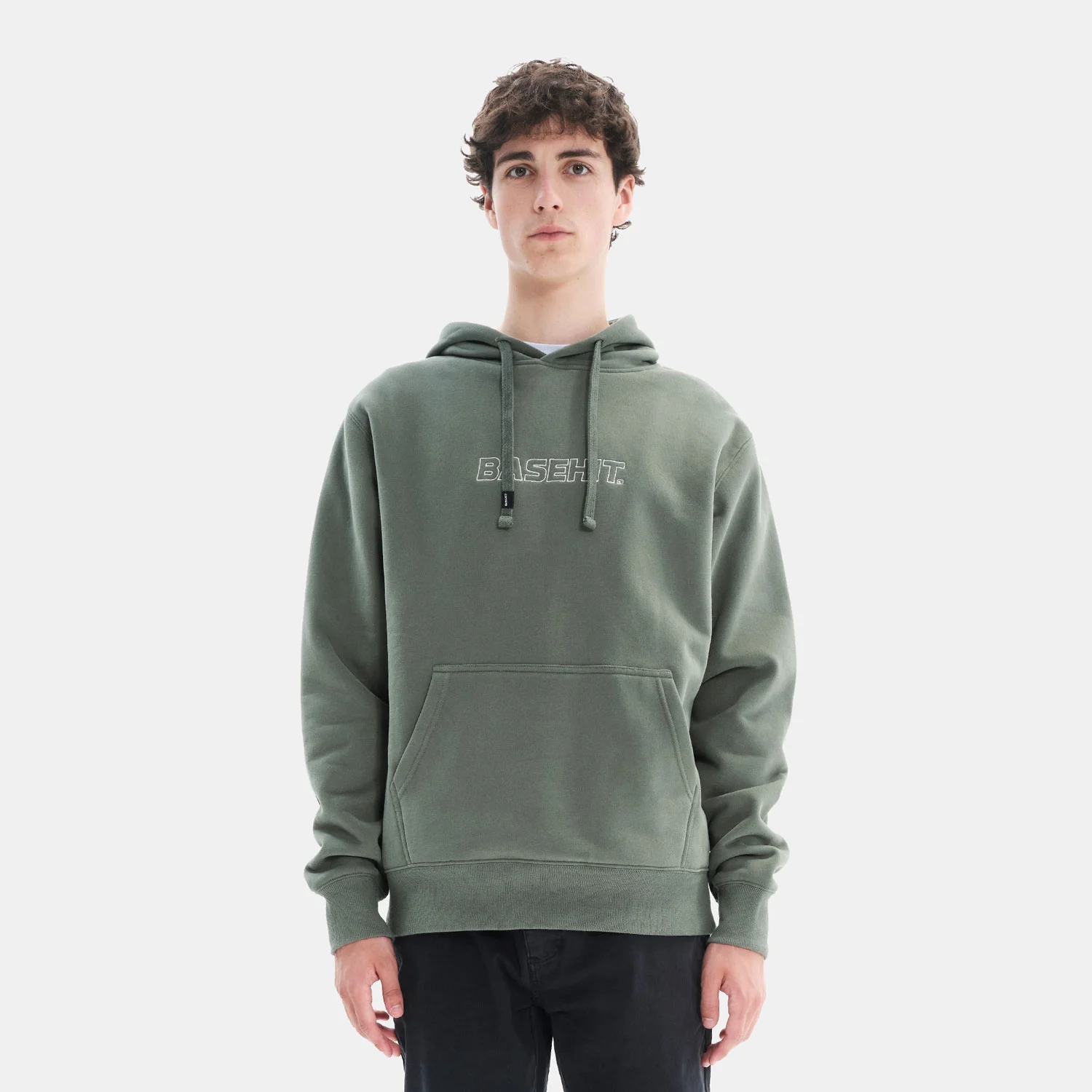 Φωτογραφία προϊόντος: BASEHIT MEN'S LOGO PULLOVER HOODIE ΠΡΑΣΙΝΟ