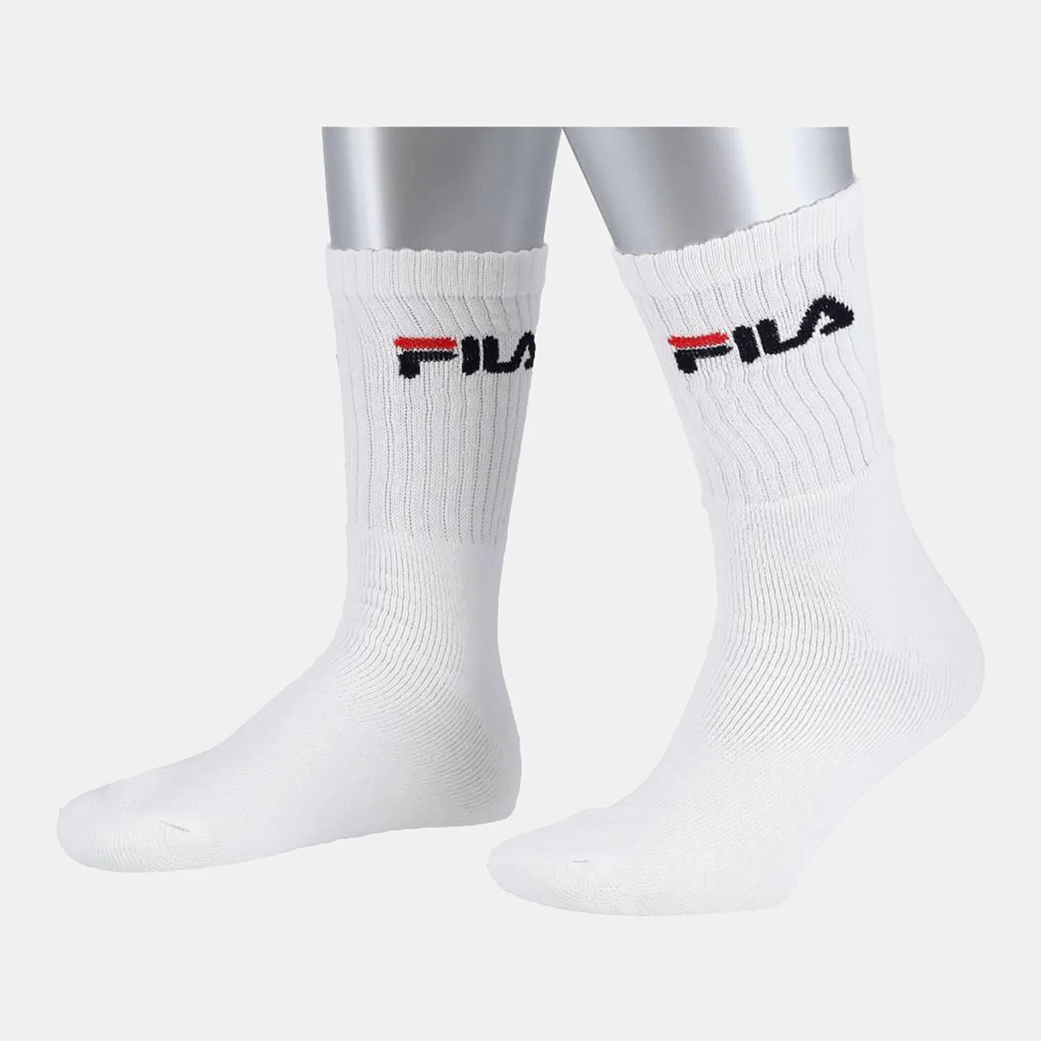 Φωτογραφία προϊόντος: FILA NOC SHORT CREW TENNIS SOCKS ΑΣΠΡΟ