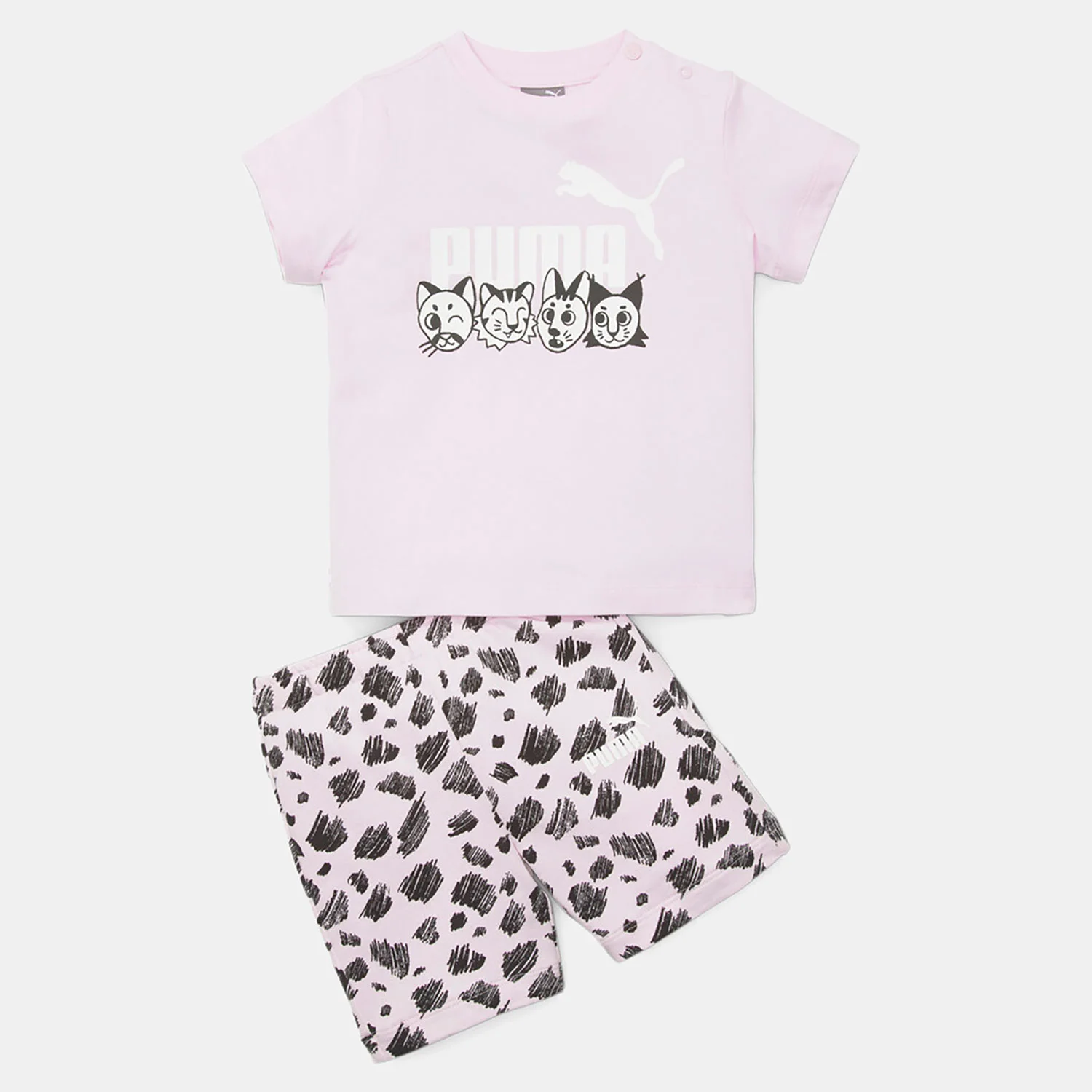 Φωτογραφία προϊόντος: PUMA ESS+ PUMA MATES INFANTS SET ΡΟΖ