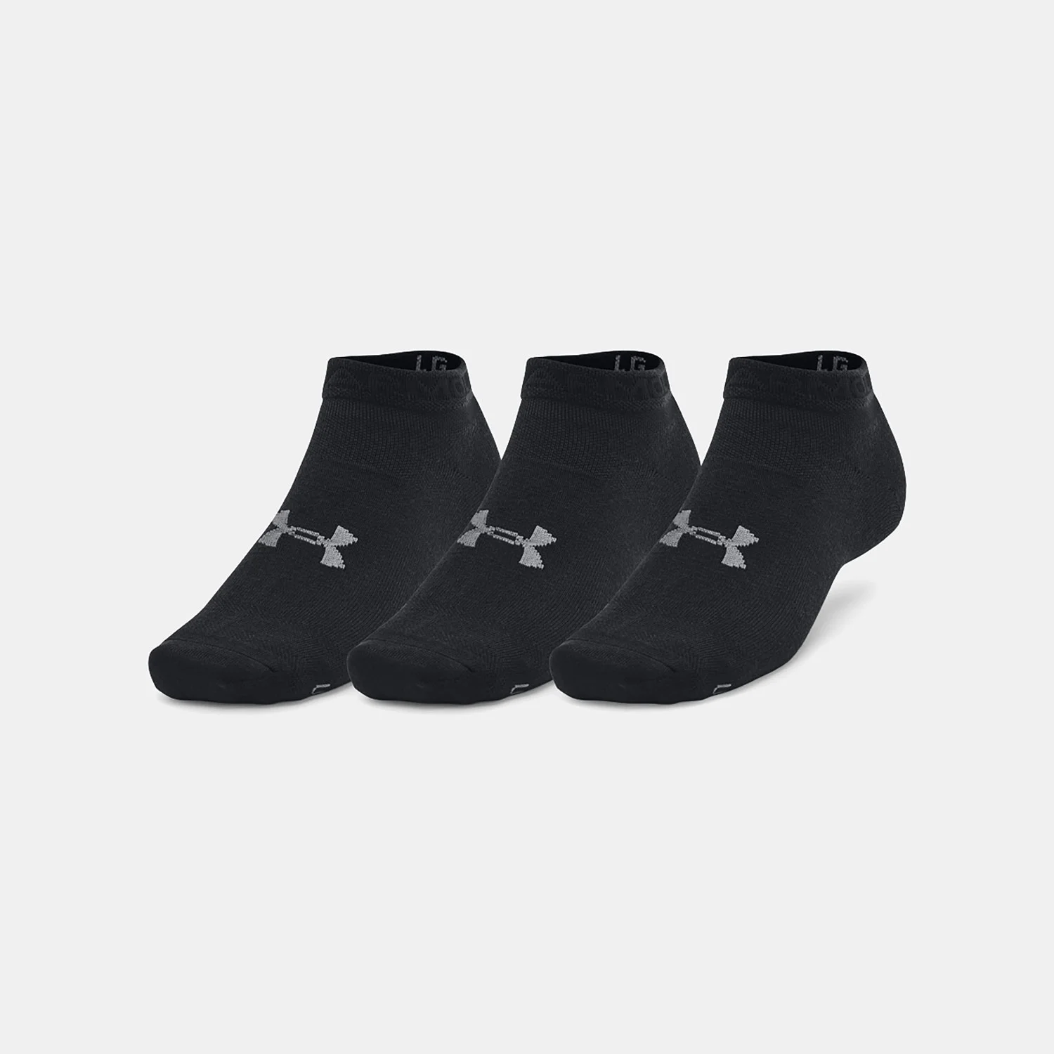 Φωτογραφία προϊόντος: UNDER ARMOUR ESSENTIAL 3-PACK LOW SOCKS ΜΑΥΡΟ