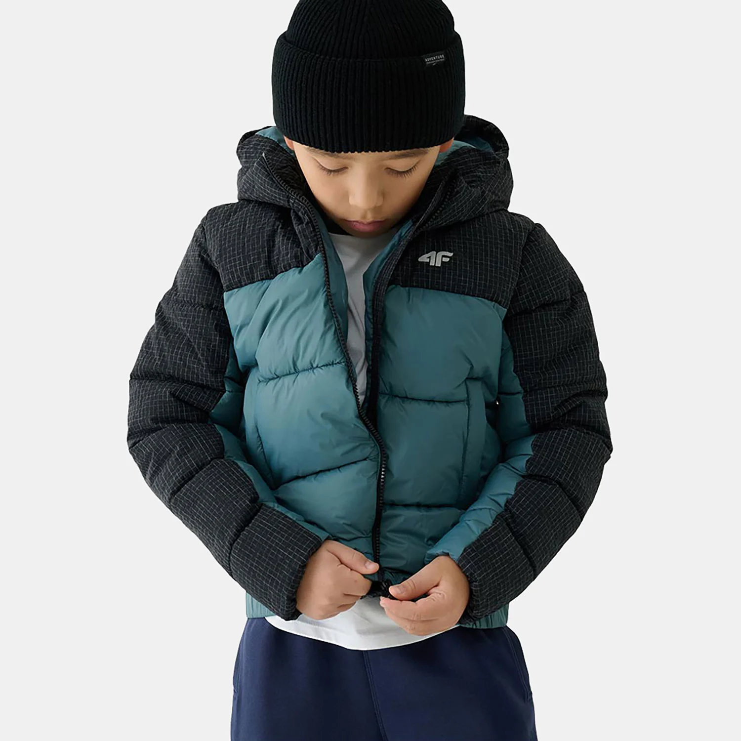 Φωτογραφία προϊόντος: 4F KIDS' SYNTHETIC-FILL DOWN JACKET ΠΡΑΣΙΝΟ