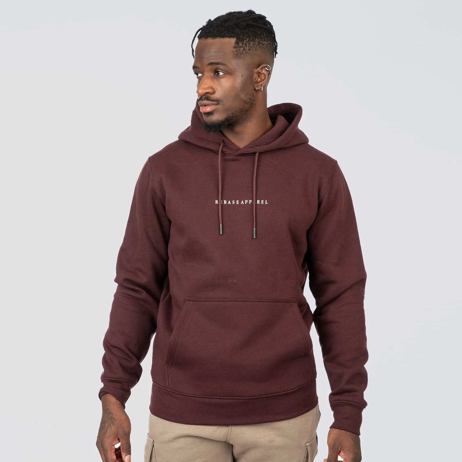 Φωτογραφία προϊόντος: REBASE HIGH DENSITY PRINT BRUSHED FLEECE HOODIE ΚΟΚΚΙΝΟ